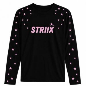☆Black and Light pink long sleeve jersey