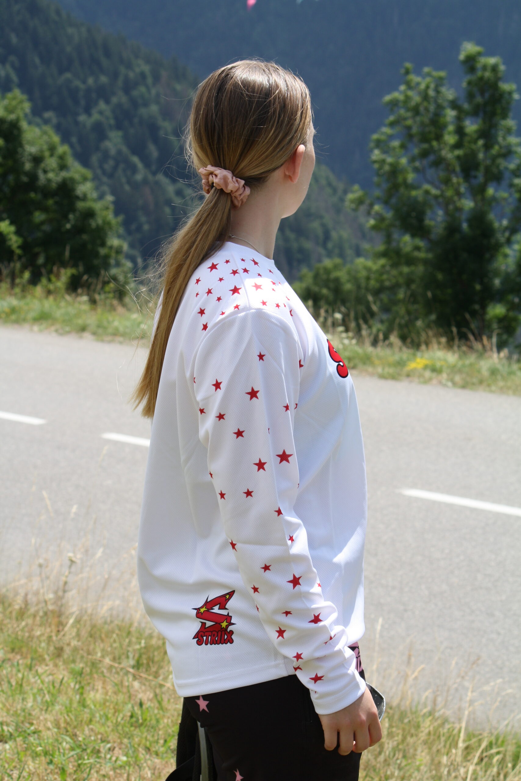 ☆Starlight Jersey | White | Rose pink - Image 2